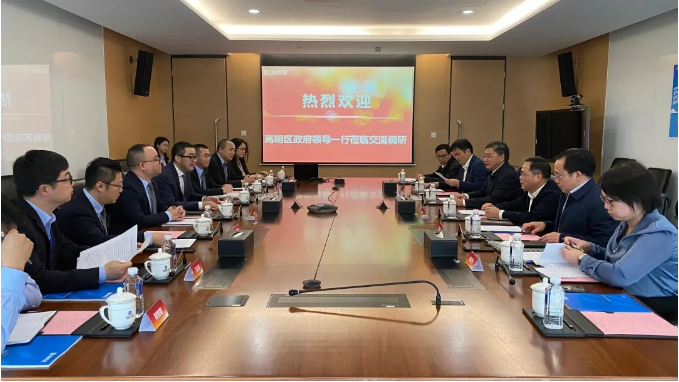 高明区区委书记杨永泰一行到好博环境调研